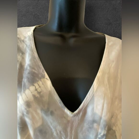 Karen Kane countryside Tess tie front top tie dye, 100% rayon NWT Size S - Picture 6 of 10